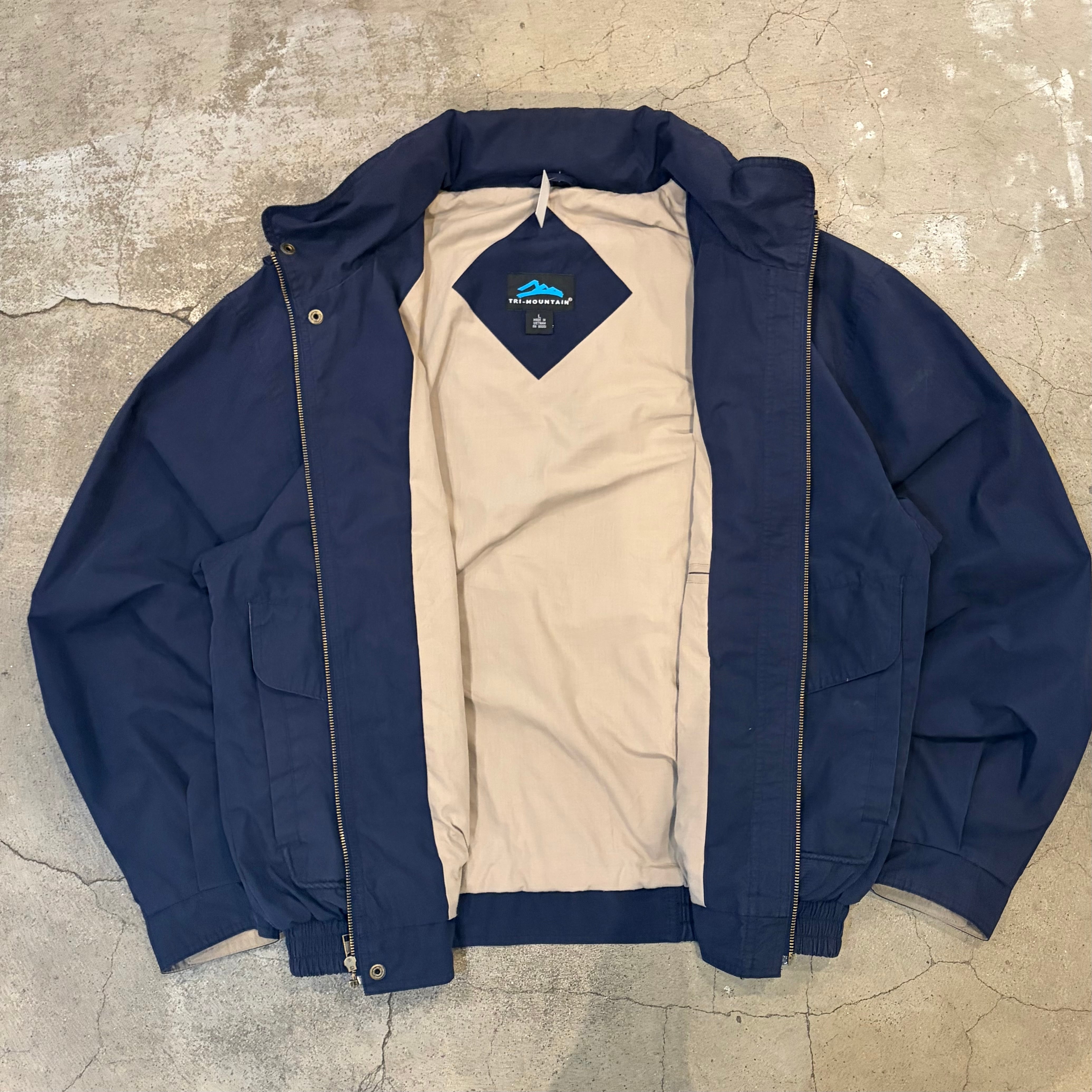 TRI-MOUNTAIN embroidery sailing type polyester cotton zip up