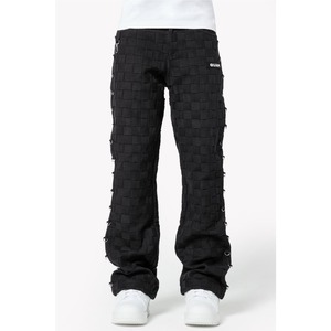 GUAPI / obsidian black braided pants