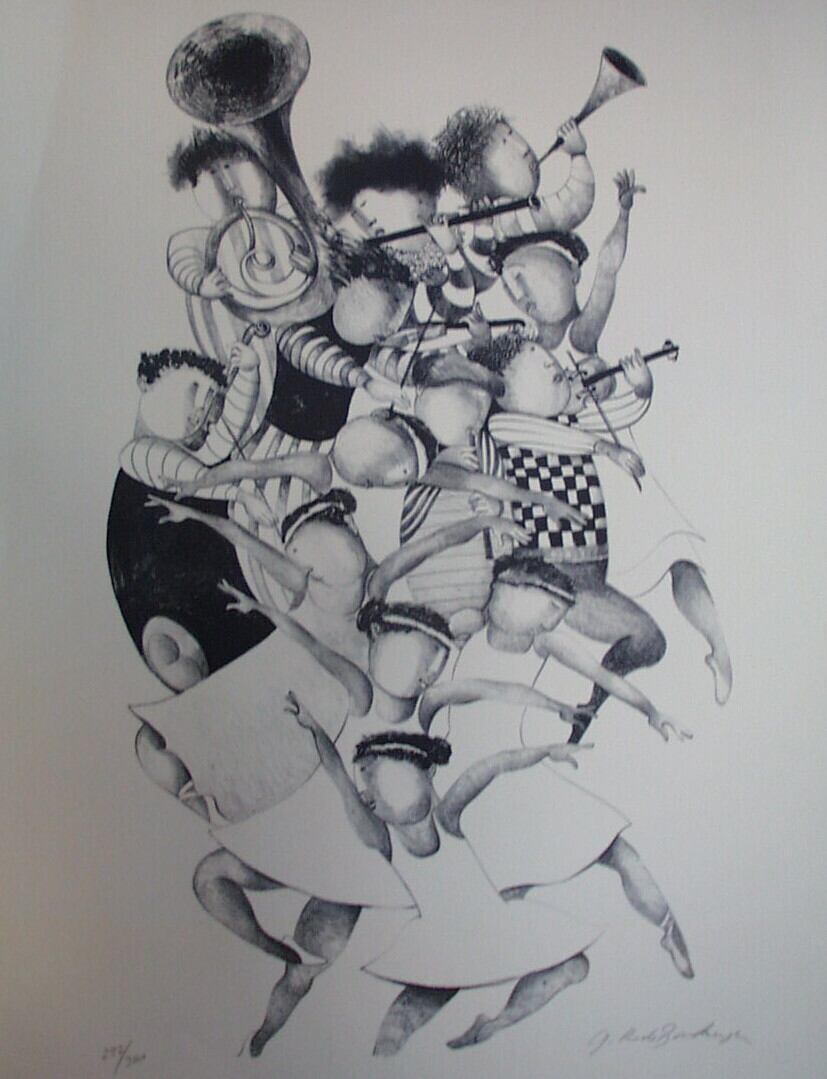 ダンス　水彩画　原画 Watercolor demonstration | Early Summer Forest 水彩画〜初夏