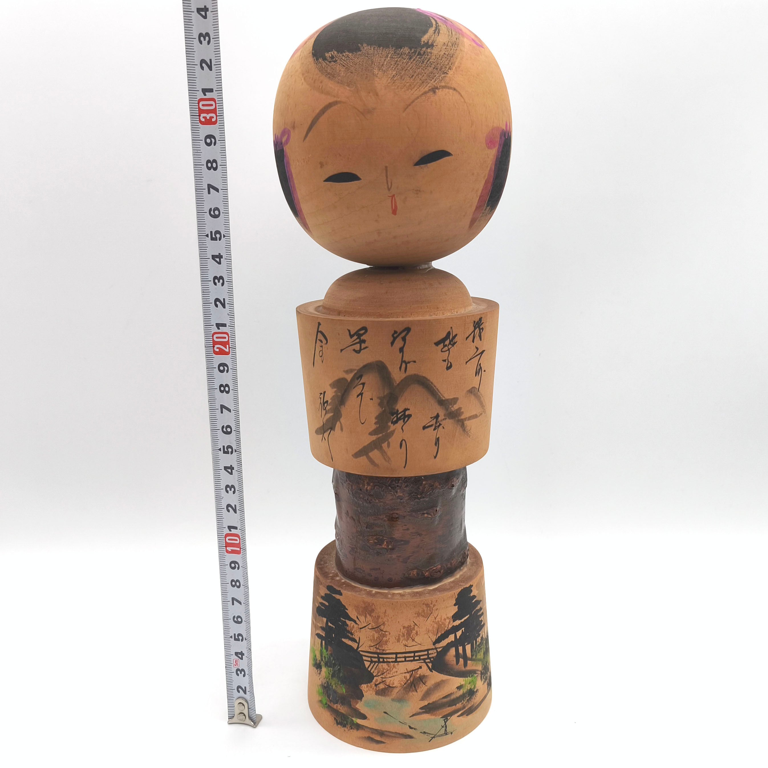 こけし・津軽系・温湯・毛利昭一・達磨・置物・No.210530-11・梱包