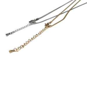 23s–F28［stainless snake necklace］