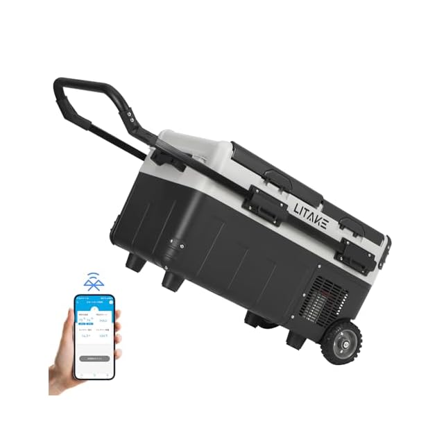 SAMONIC 車載冷蔵庫 ポータブル冷蔵庫 -20℃～20℃ 15600mAh大容量