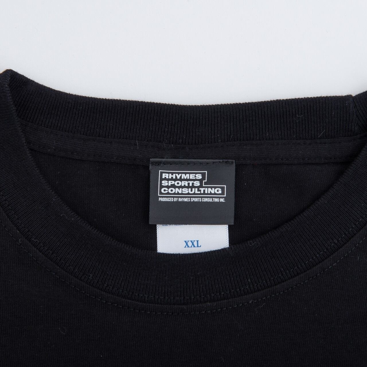 SHOEHURRY! SMALL LOGO COTTON LONG T-SHIRT(BLACK/WHITE) | 綿素材長袖Tシャツ(ブラック/ホワイト)