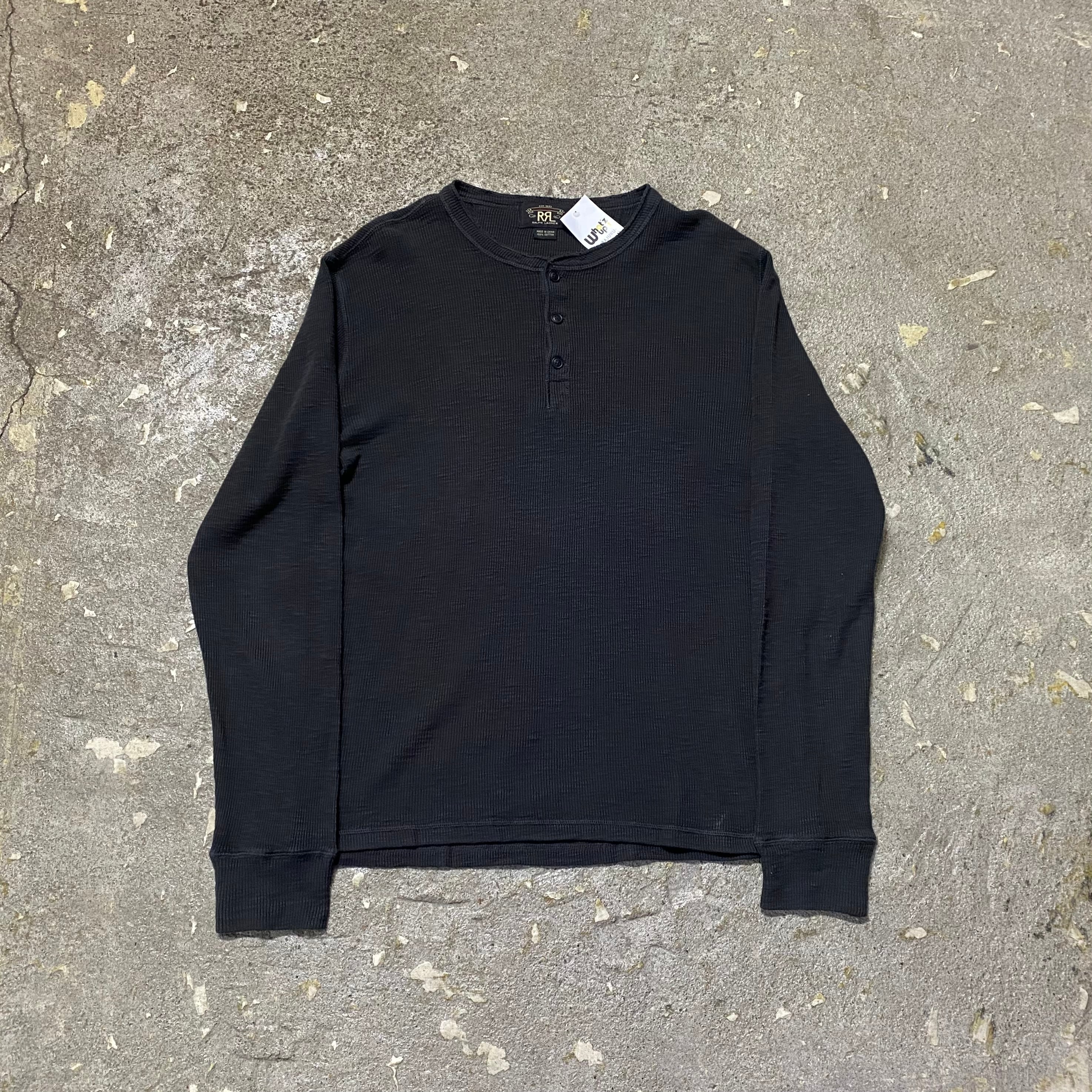 00s RRL henry neck thermal L/S T-shirt【仙台店】