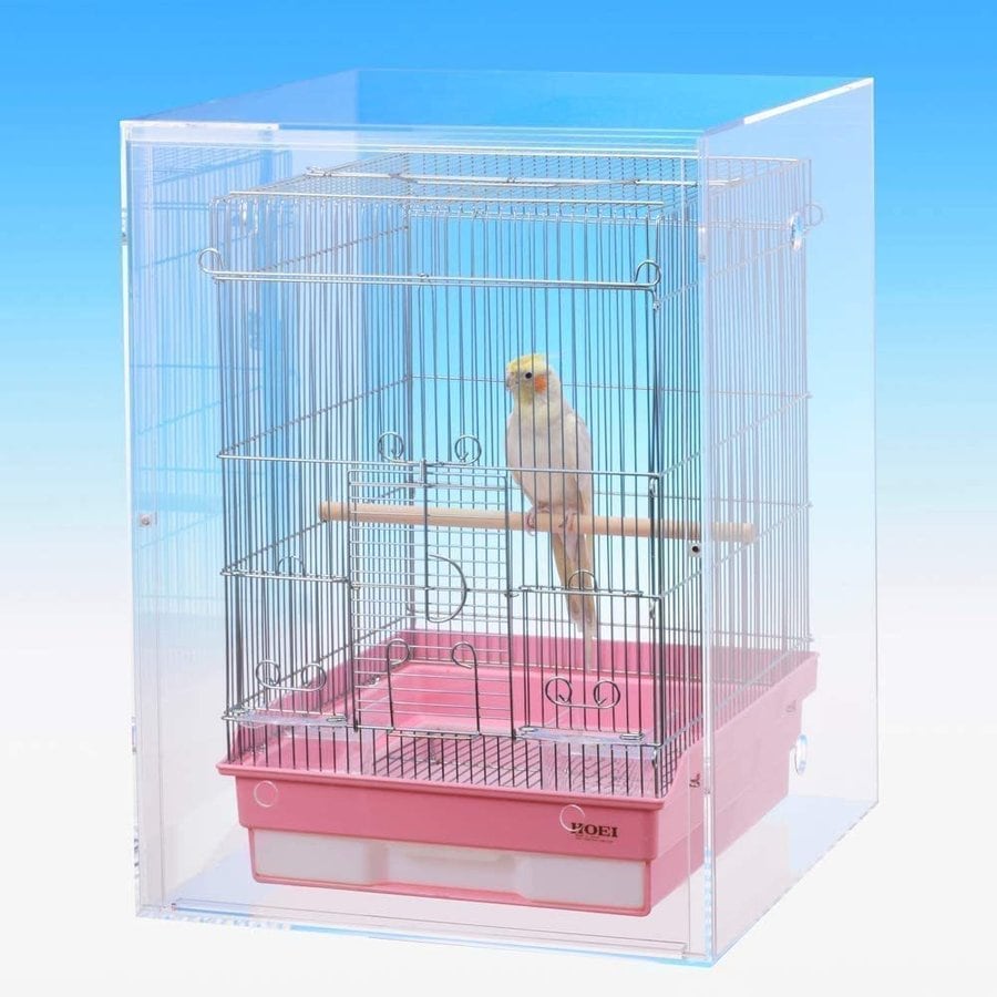アクリルバードケージ HOEI みよし角G10鳥かご用 アクリルケージ 透明