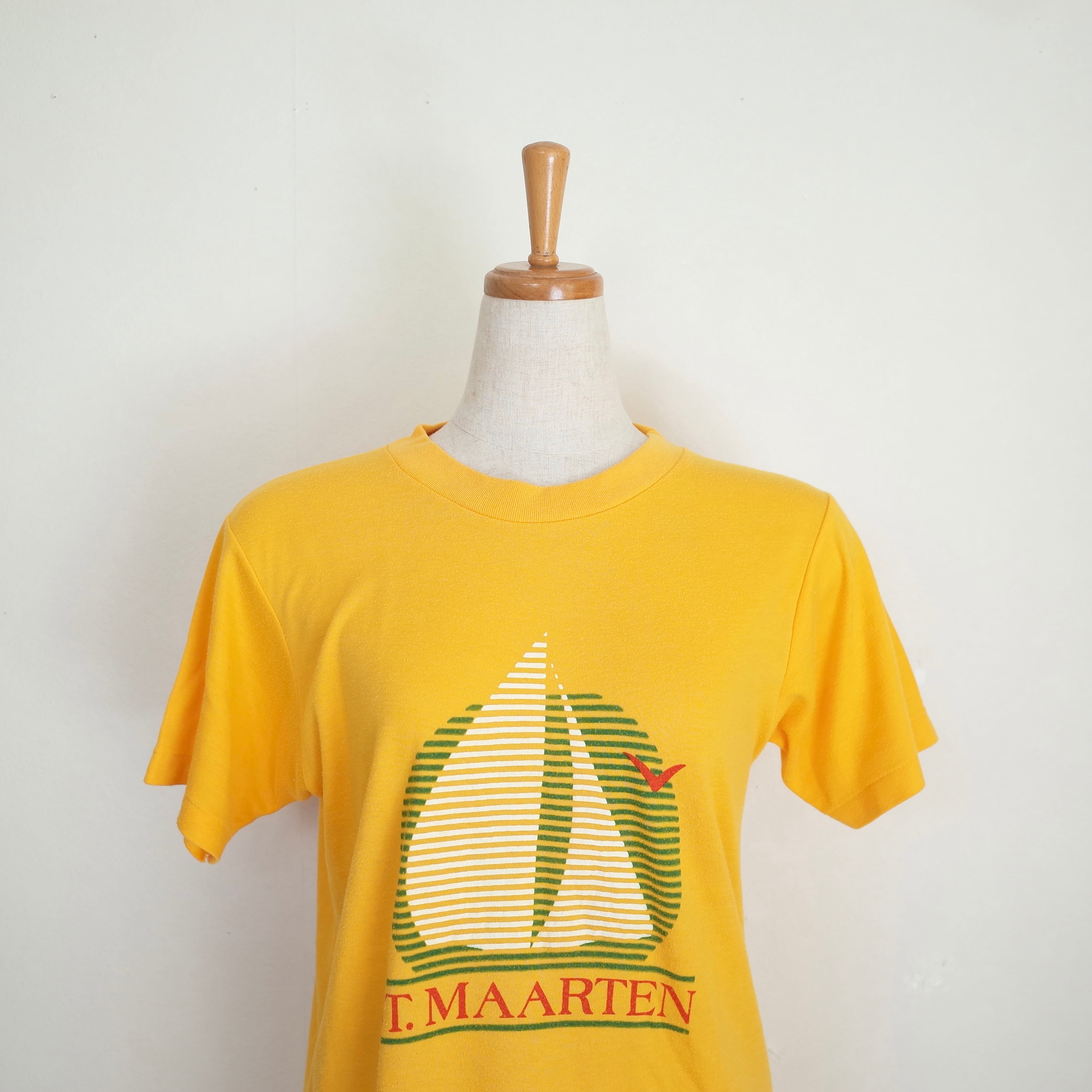 Yacht print tee "st.maarten"