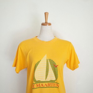 Yacht print tee "st.maarten"