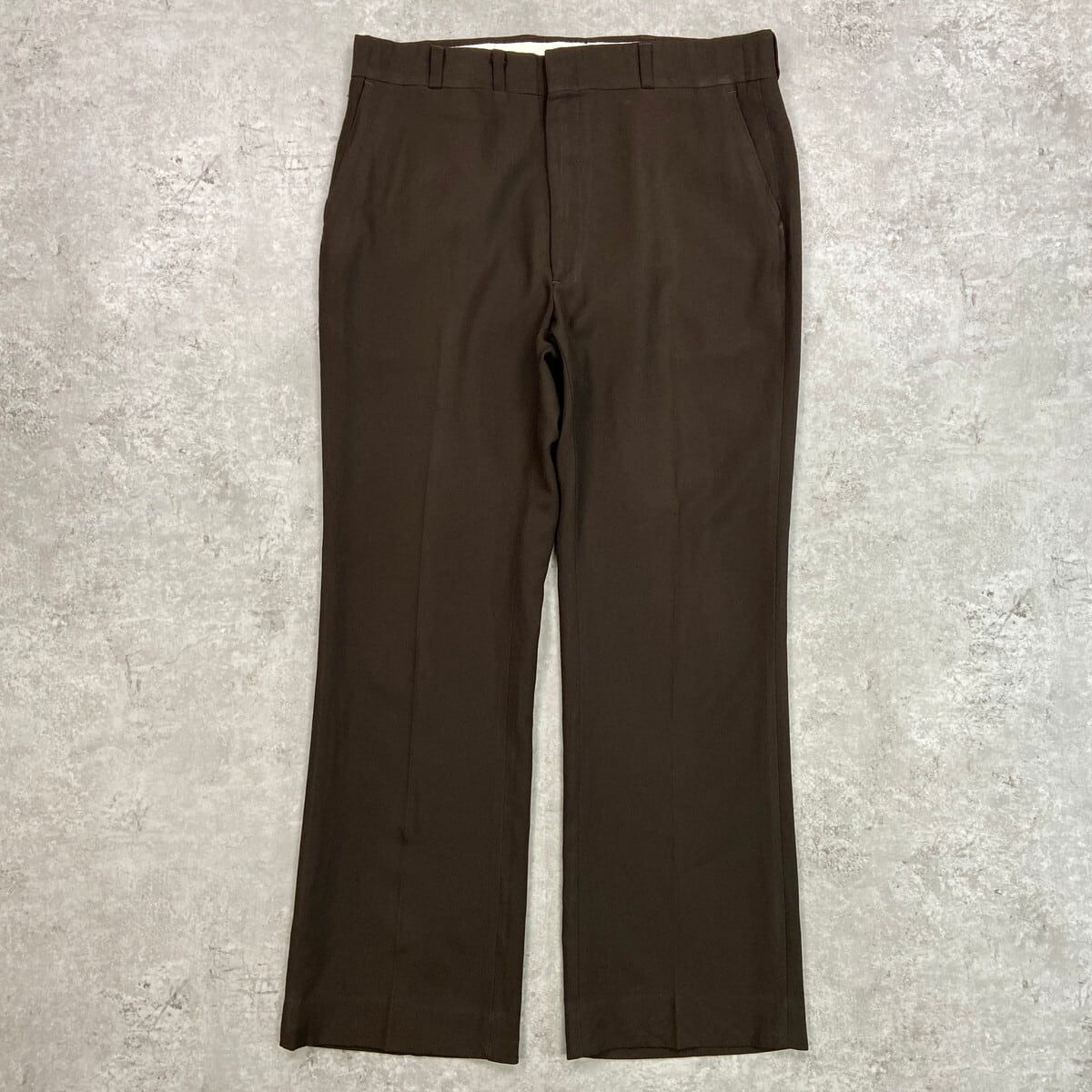 70年代 All Seasons ワイド スラックスパンツ メンズW37相当 古着 70s