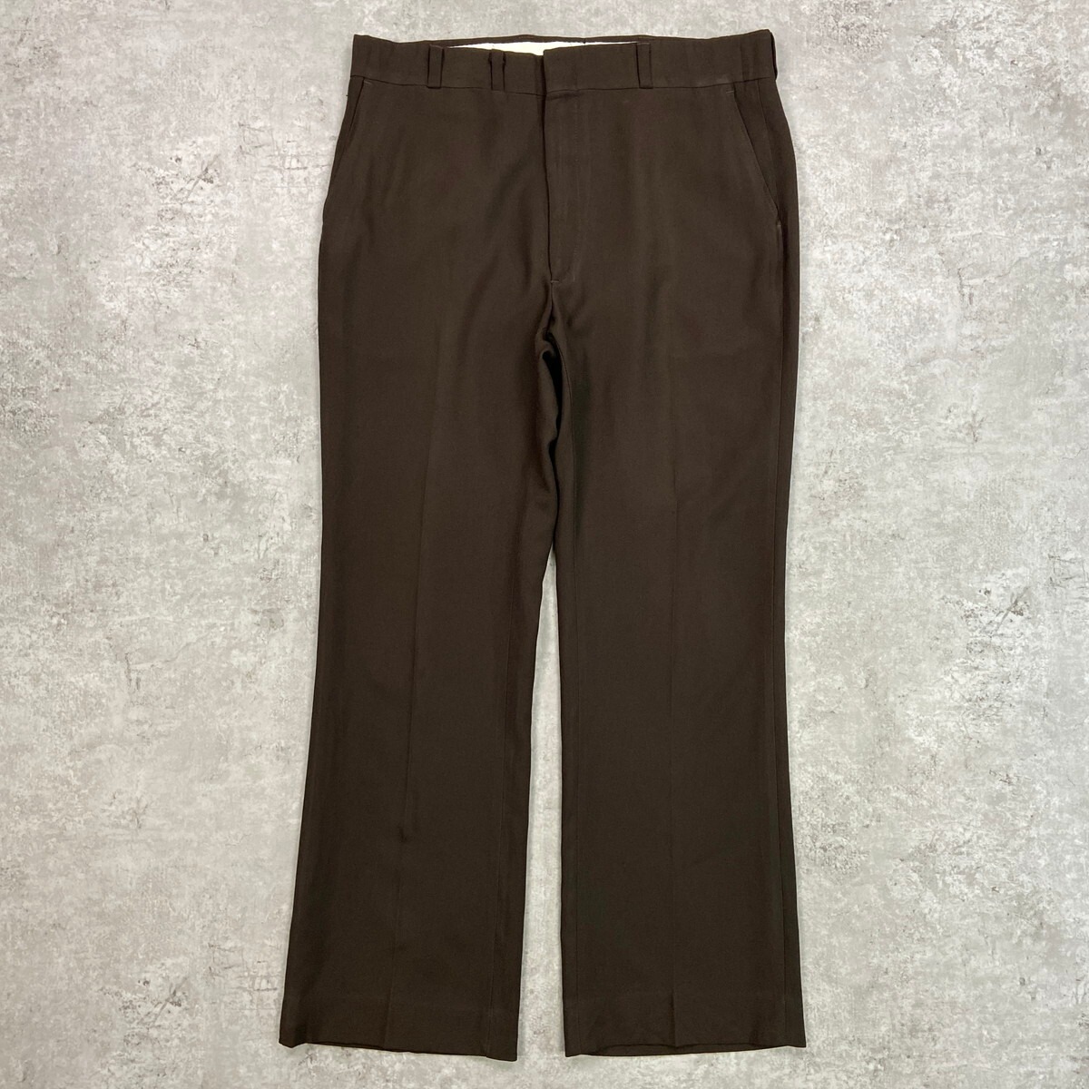 70年代 All Seasons ワイド スラックスパンツ メンズW37相当 古着 70s 