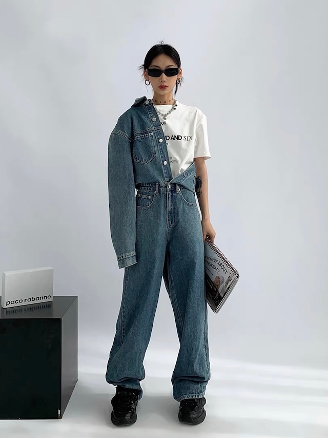 denim overall