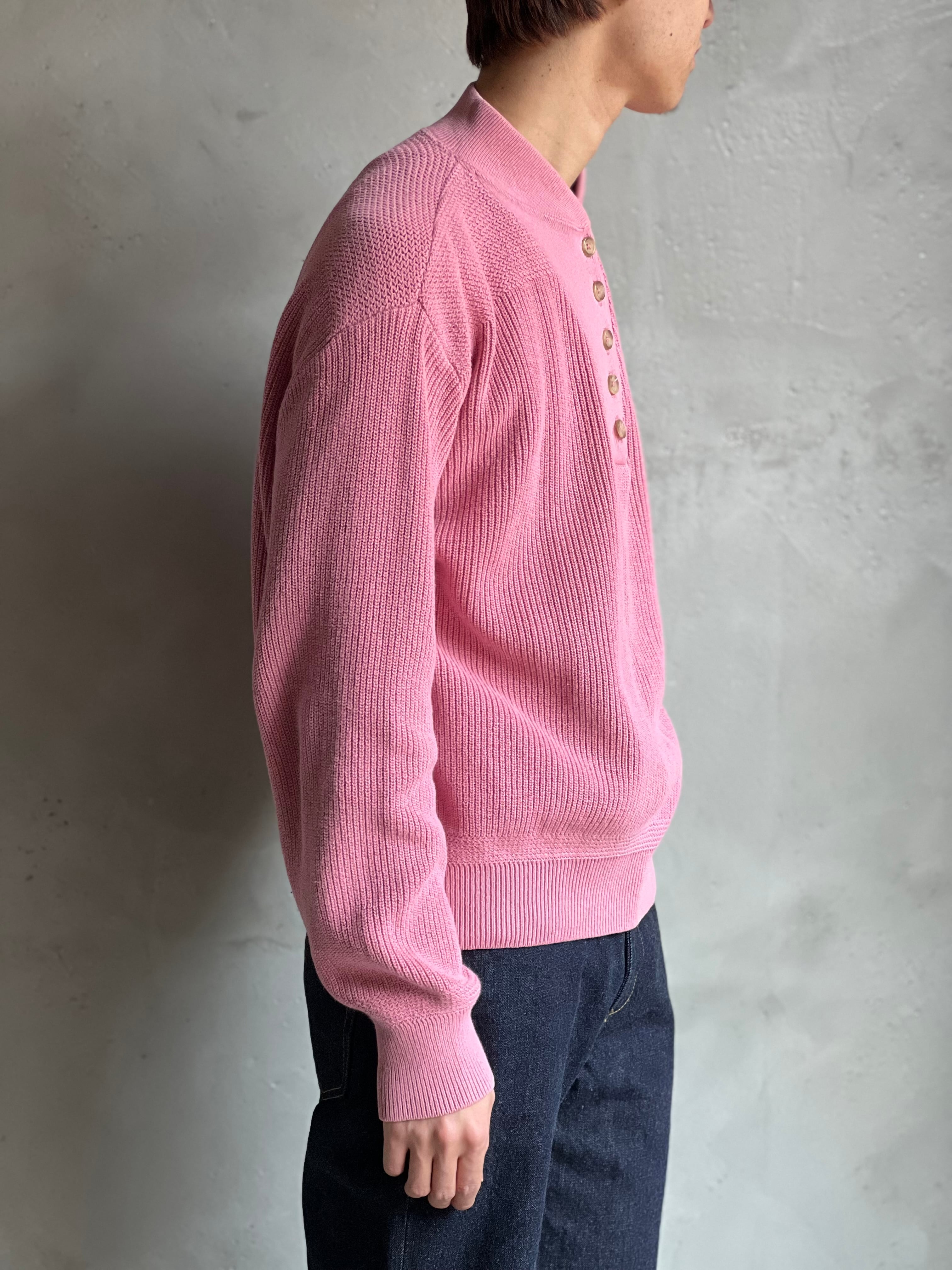 L.L.Bean” ヘンリーネックコットンニット | TUNAGI JAPAN