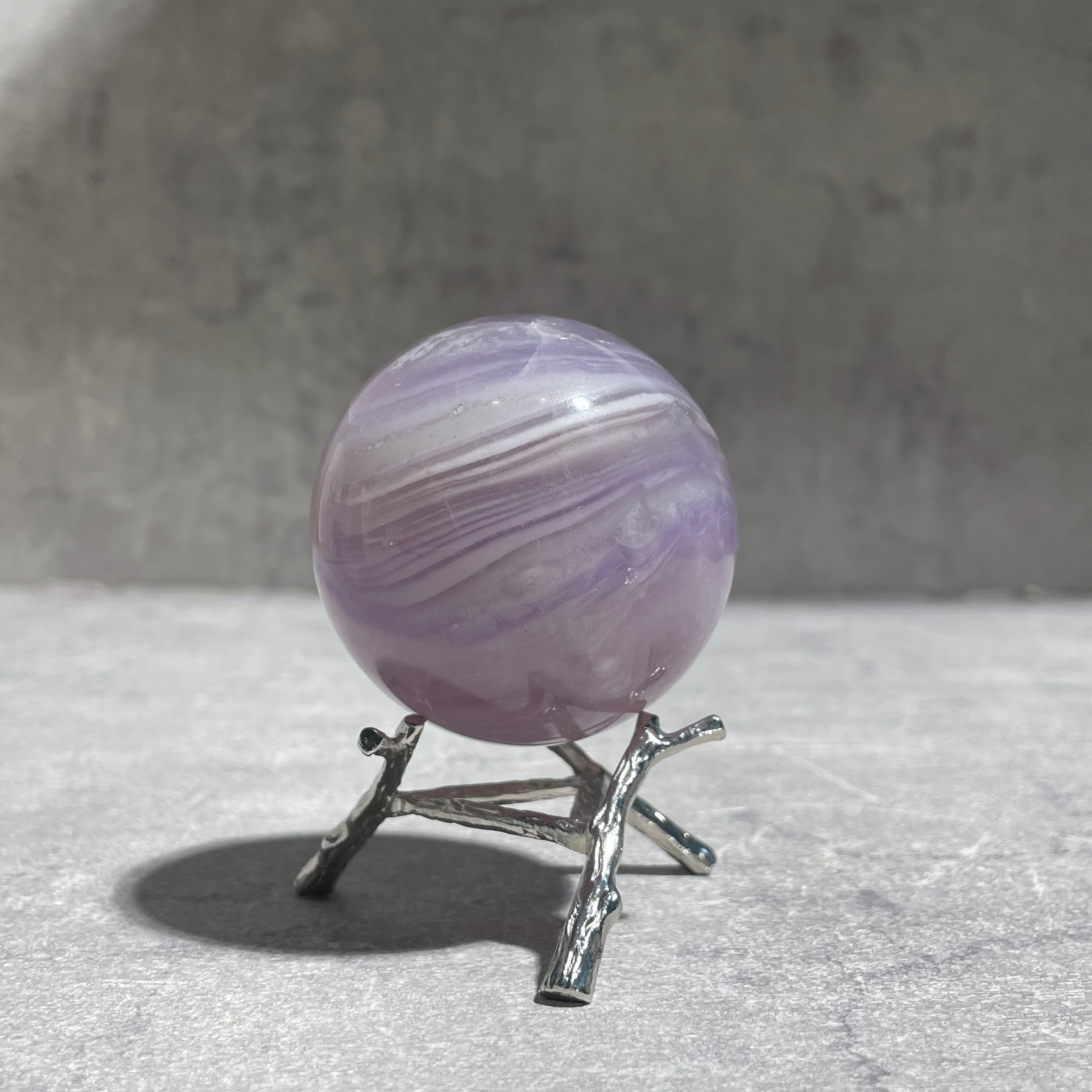 シルキーフローライト スフィア01◇ Silky Fluorite ◇天然石・鉱物