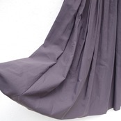 SIWALY nylon gather long skirt