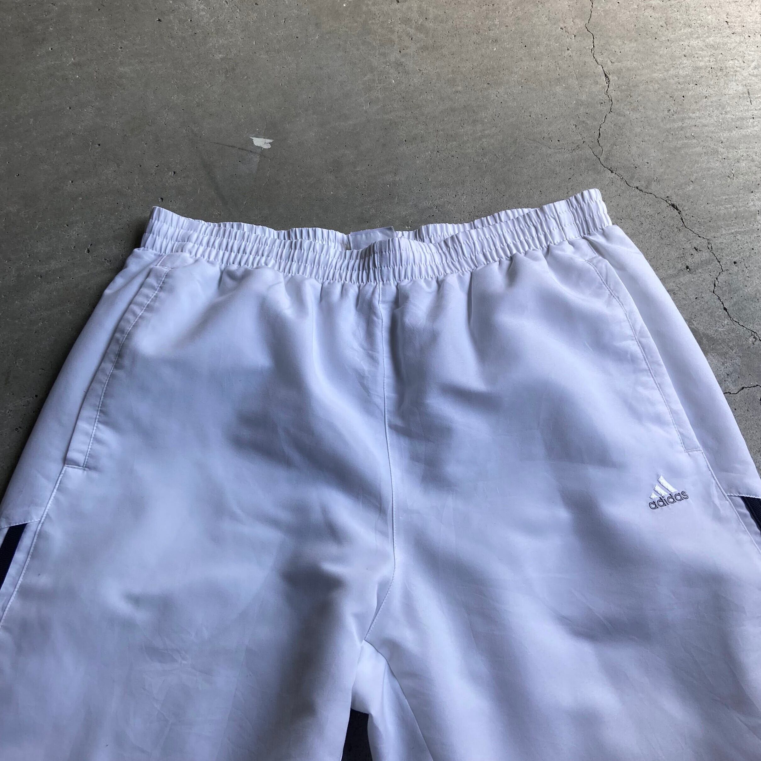 希少 00s アディダス セットアップ ナイロン パフォーマンス フレアパンツ