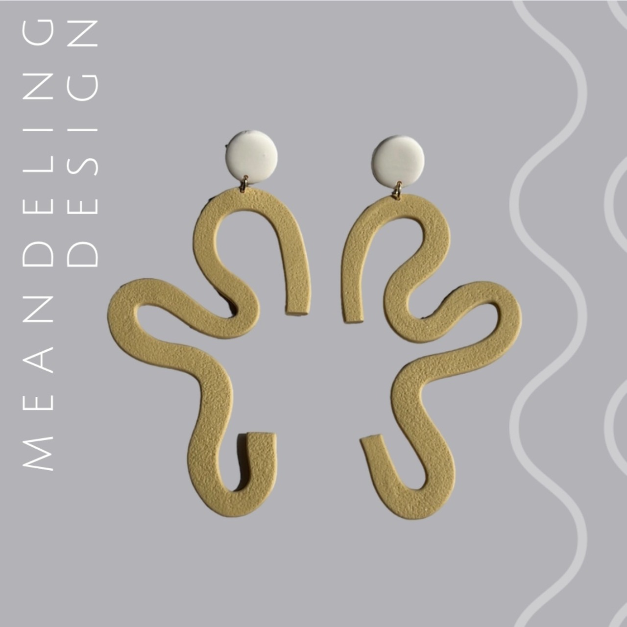 ポリマークレイピアス - 71