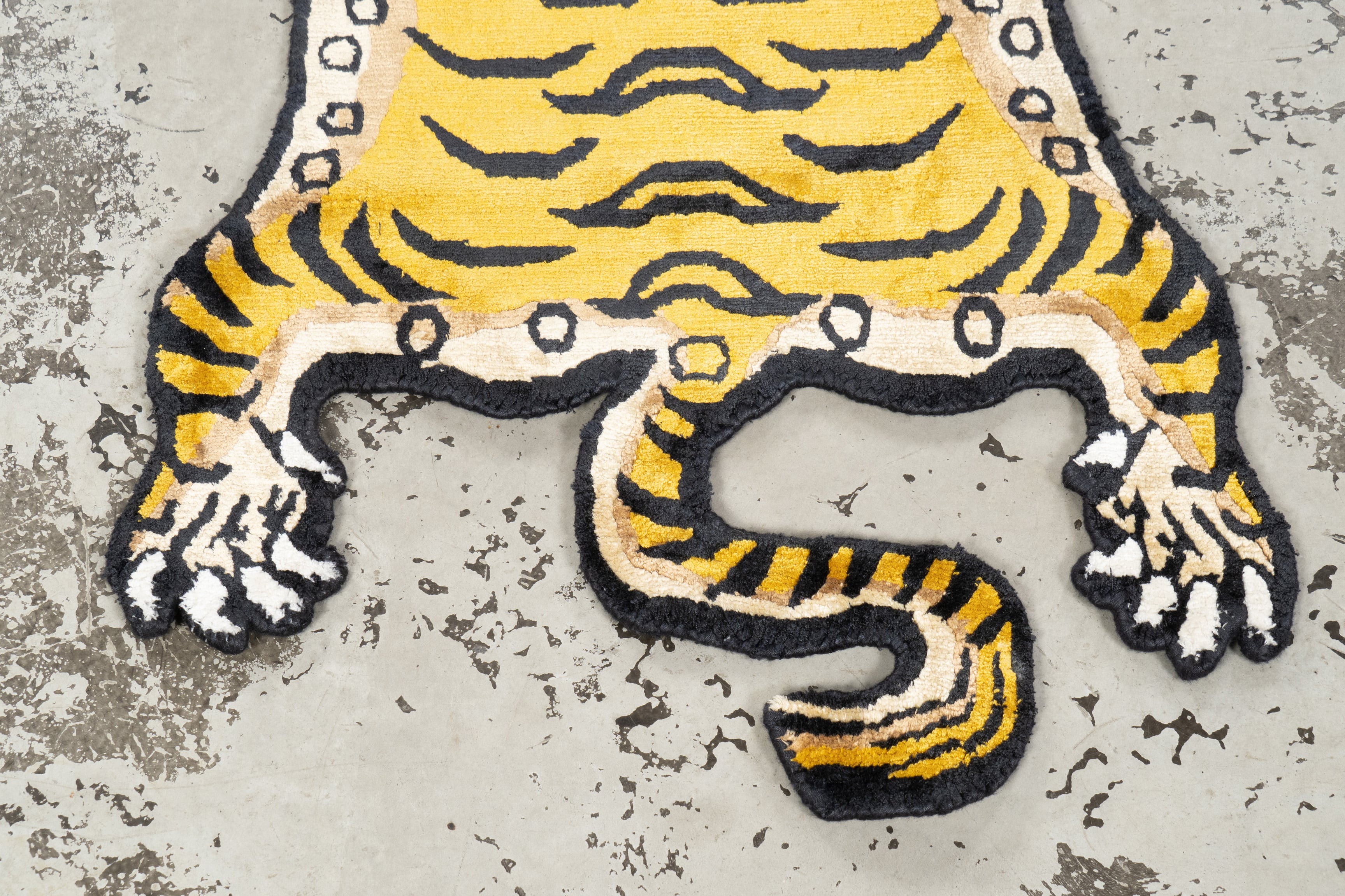 Tibetan Tiger Rug 《XSサイズ・シルク027》チベタンタイガーラグ