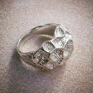 海からの贈り物　MAY RING〈 coral 〉