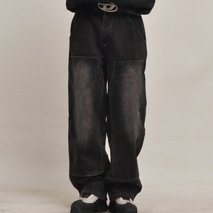 BLACKOUT WORKER デニムカーゴパンツ N3484