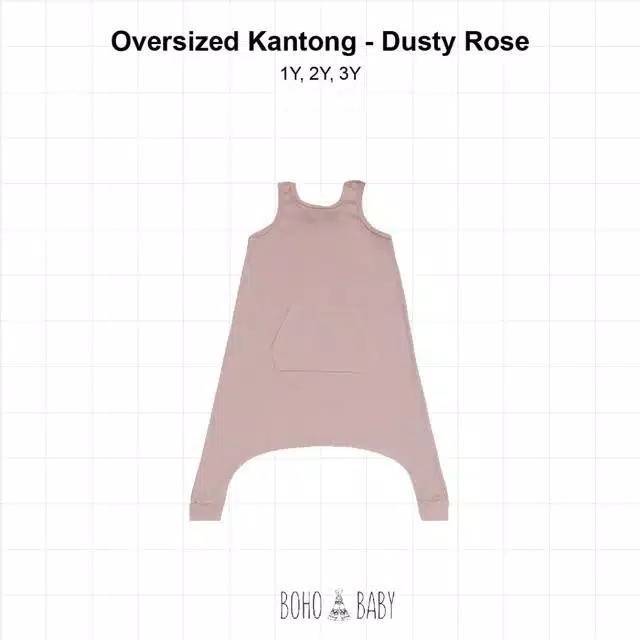Bohobaby/Over sized kantong 2Y/オーバーサイズジャンプスーツUnisex 2歳