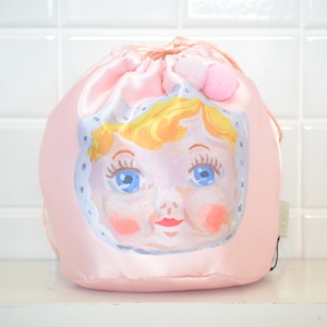Nathalie Lete/Drawstring bag/NL321.CHARMY/Pink