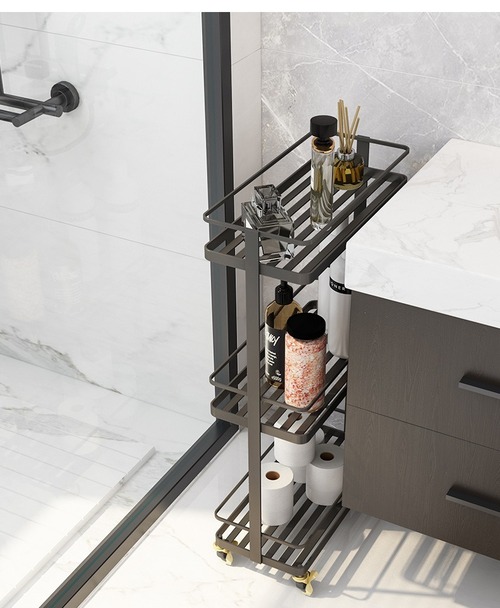 スリムラック 幅20cm 3段 おしゃれ 北欧 ラック 省スペース スリム オープンラック 収納 ナチュラル ブラック