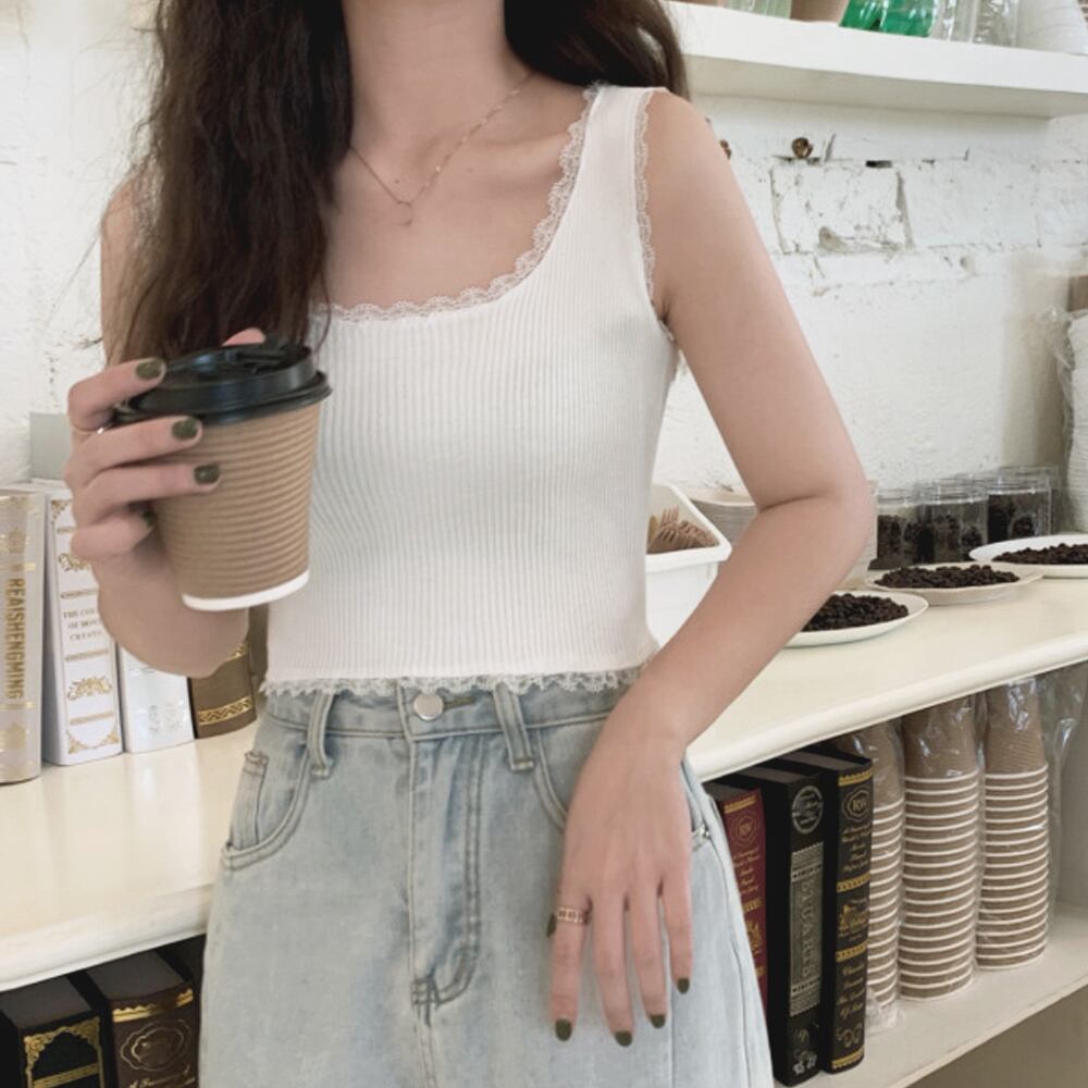 へそ出し ニット タンクトップ レディース 春夏秋 インナー トップス きれいめ 大人 かわいい 肌見せ おしゃれ カジュアル ショート丈 大人可愛い 大人女子