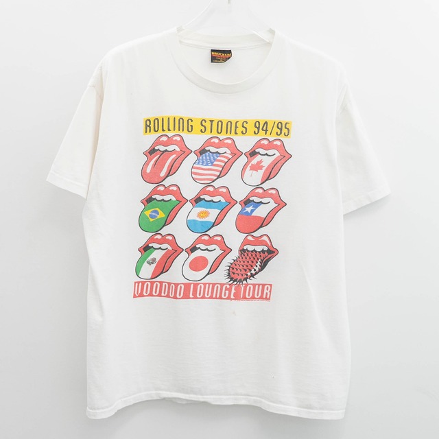 The Rolling Stones " VooDoo Lounge Tour White " Brokum XL【A7-232】