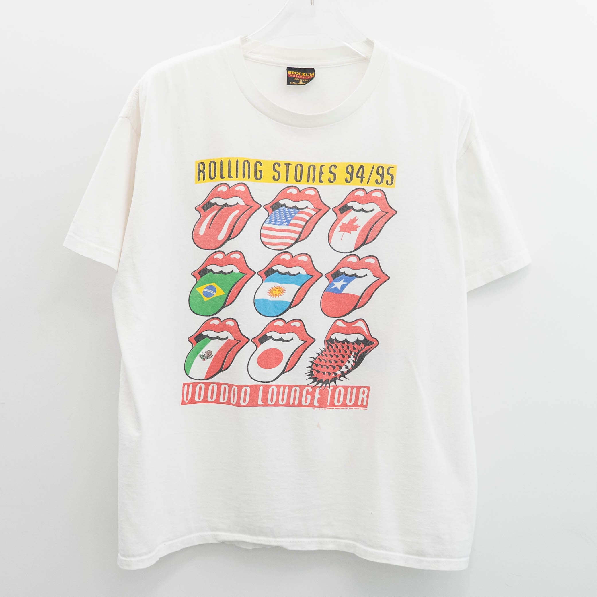 The Rolling Stones " VooDoo Lounge Tour White " Brokum XL【A7-232】