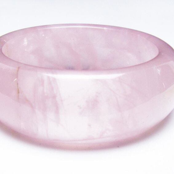 ローズクォーツ バングル 一点物 メール便可 [M便 1/10] 111-37055