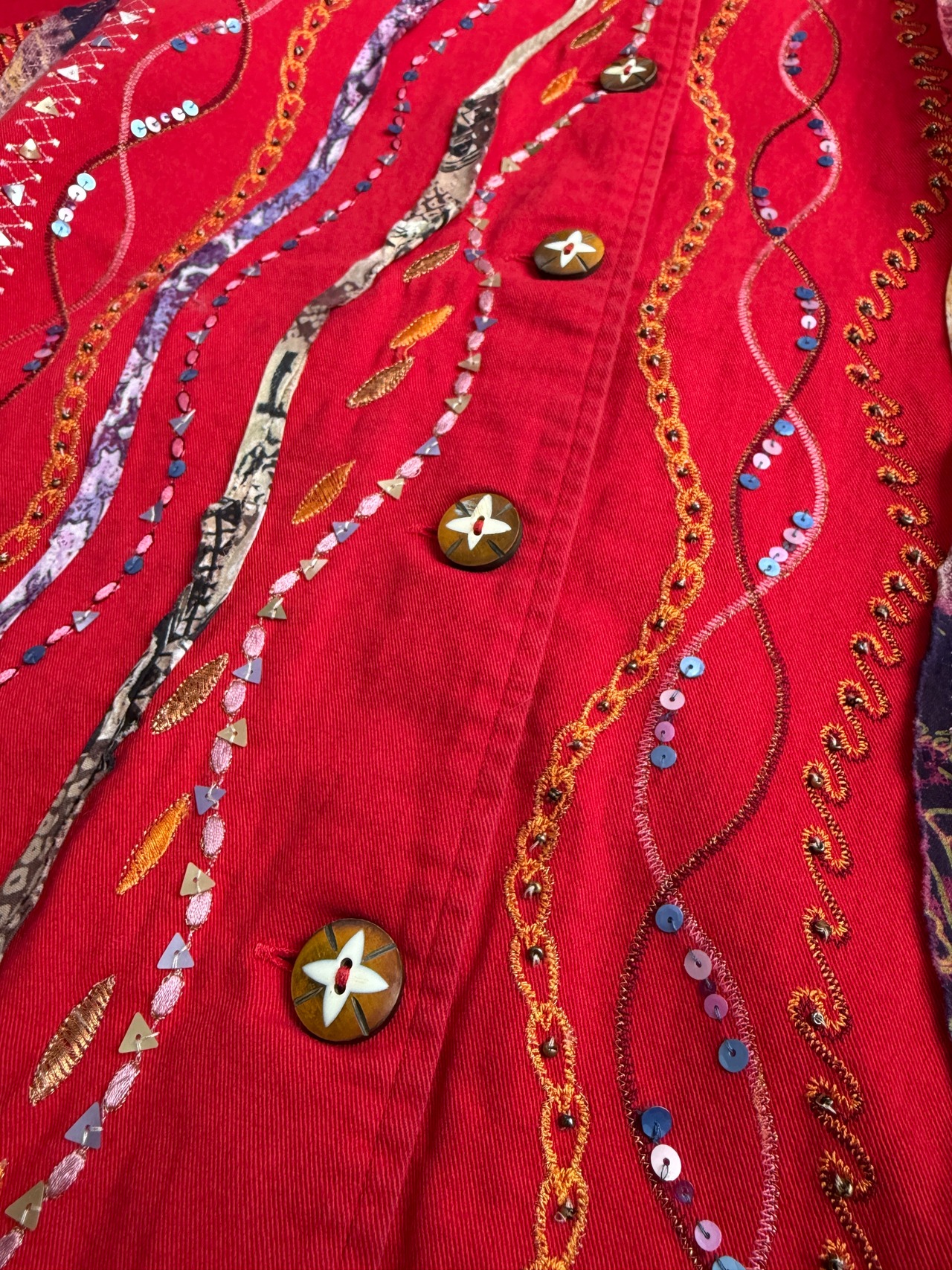 Embellished shirt jacket - 6