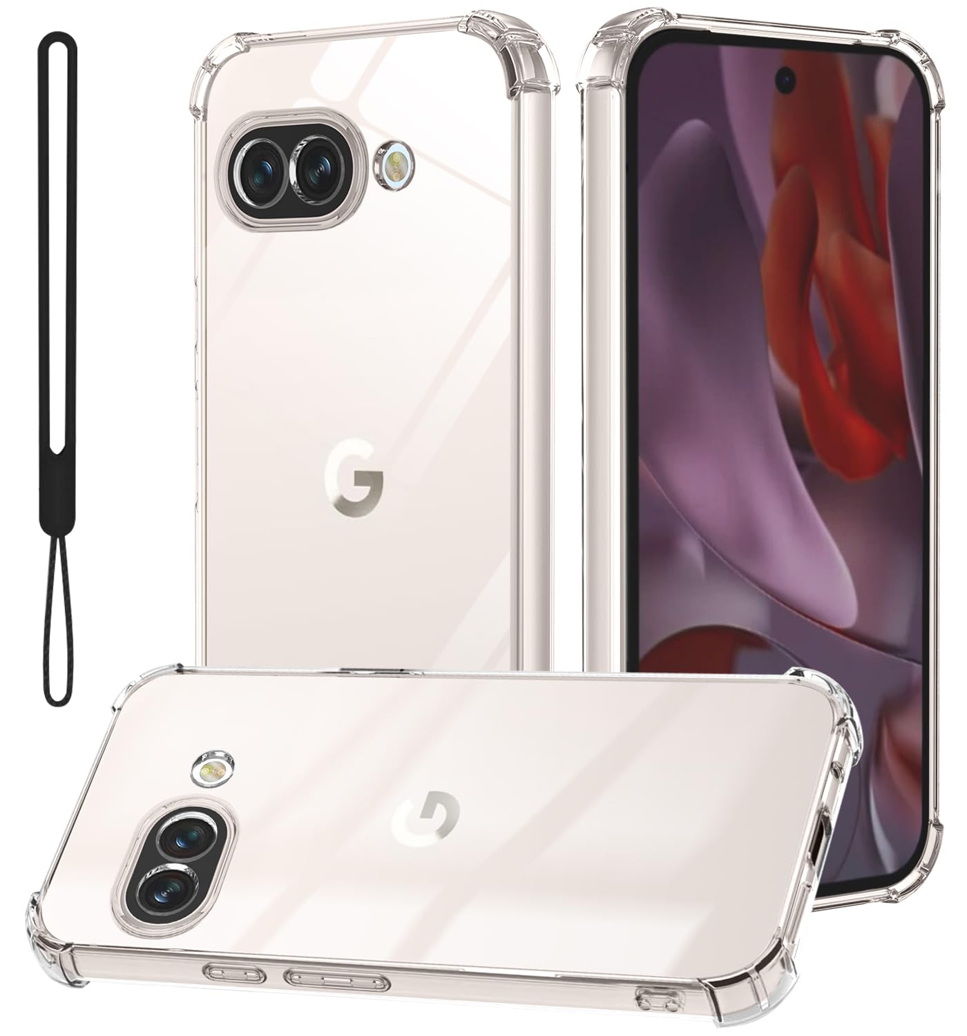 対応 Google Pixel 10a ケース クリア TPU 薄型 軽量 耐衝撃 ピクセル10a 対応 米軍MIL規格取得 (クリア)