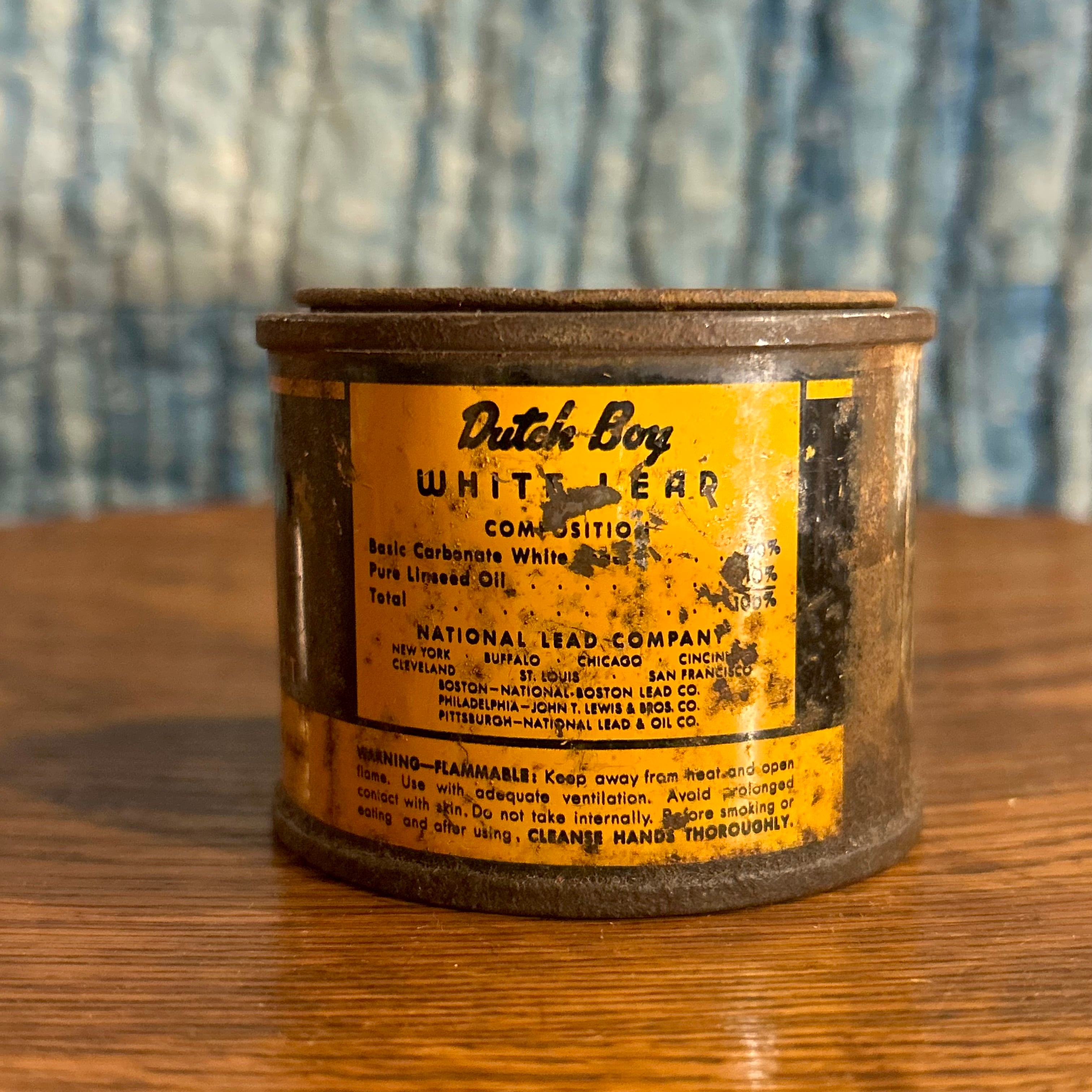 1930s–1940s ダッチボーイ ホワイトリード ヴィンテージ ペイント缶