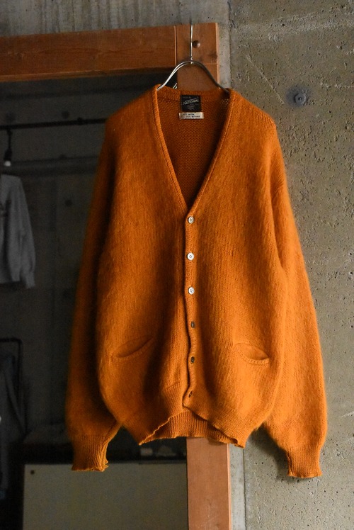 OK／60's "NATIONAL" mohair knit cardigan