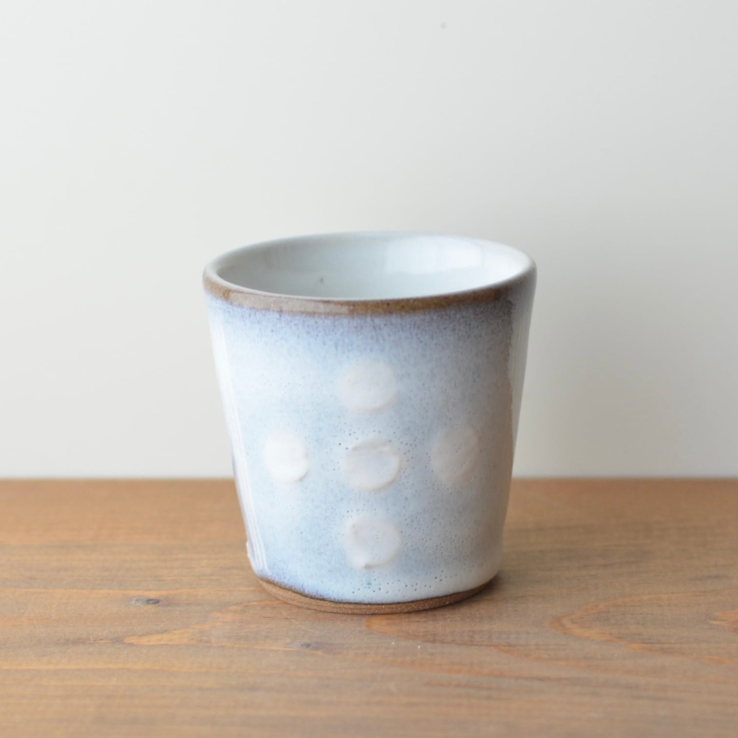 わら灰釉象嵌フリーカップ3