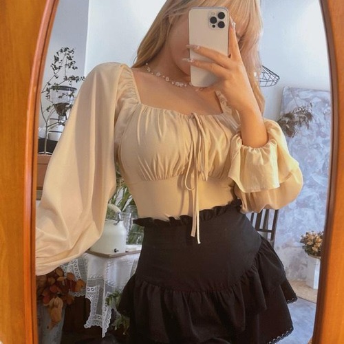 大きいサイズ レディース トップス　ブラウス　春 秋冬 新品 長袖