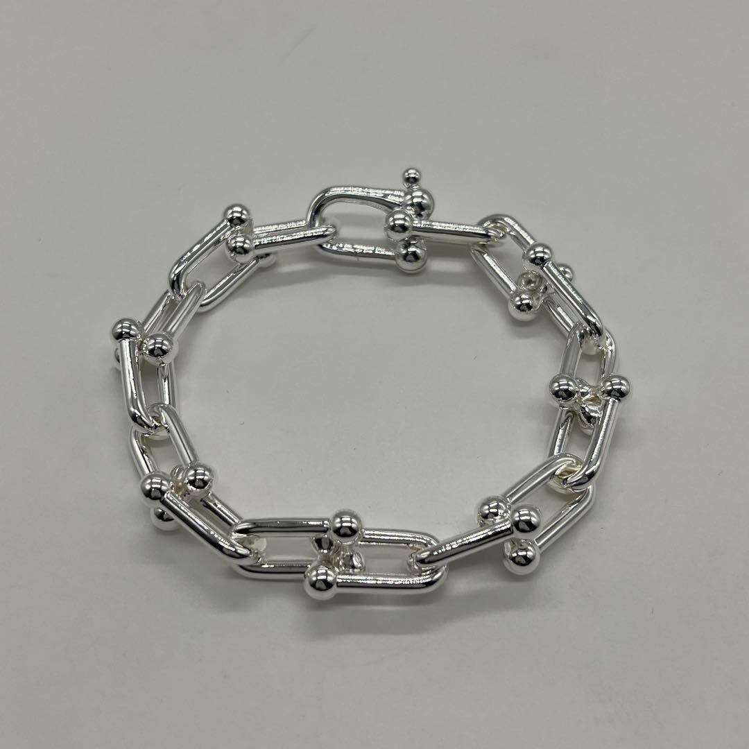 ティファニー TIFFANY ハードウェア ラージリンク ブレスレットAg925