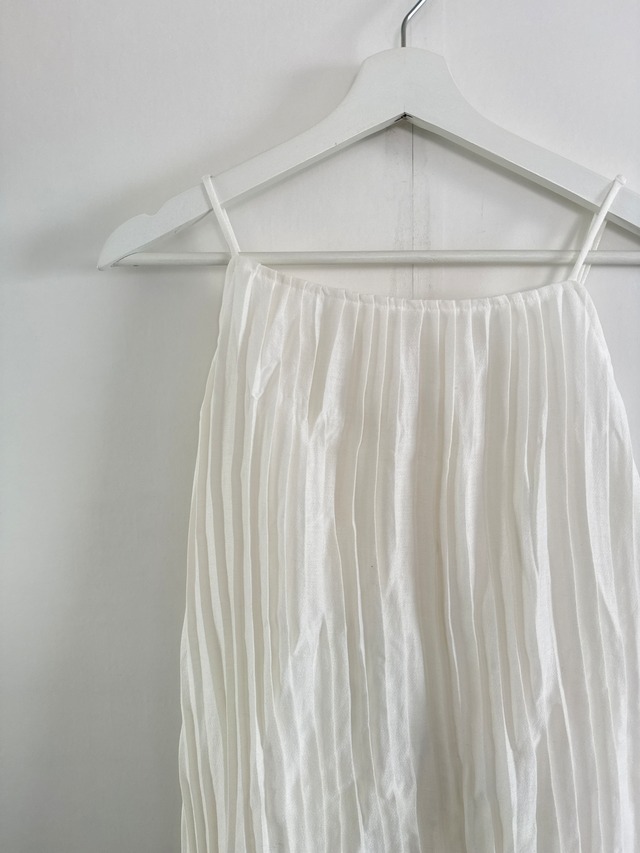 (即納) ounce / Way wlinkle one-piece 1color