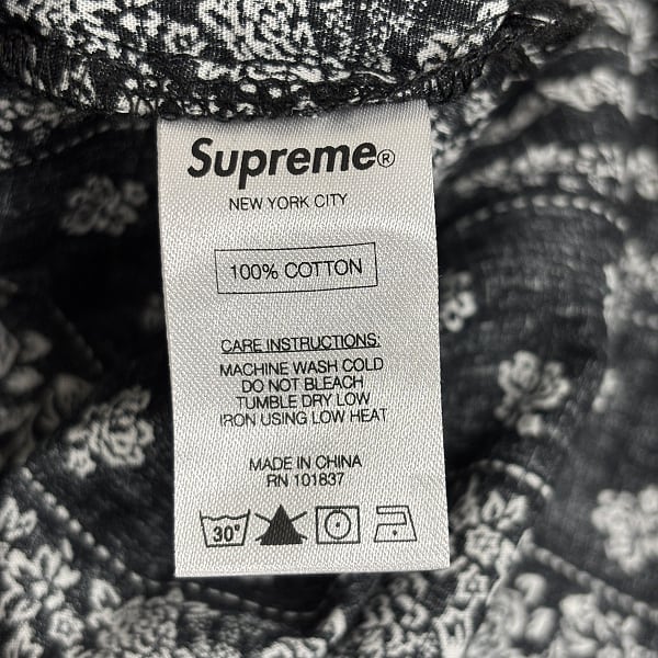 Supreme/シュプリーム【16SS】Toggle Band Coller Shirt /ペイズリー