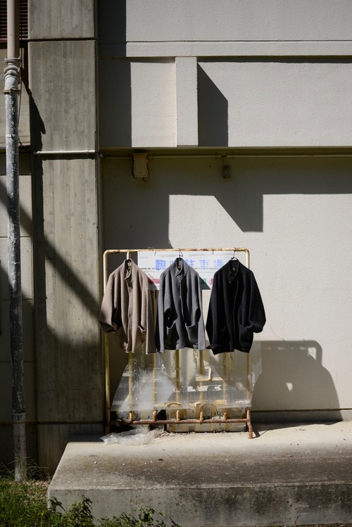 【先行予約】BATONER Ex solid cashmere anonymous knit jkt