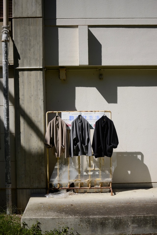 BISOWN Ex / Alashan cashmere gather shirt