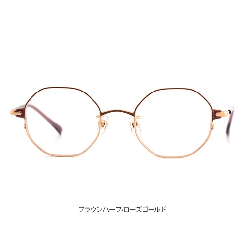 S-058  Francis　Col.1 ブラウンハーフ/ローズゴールド