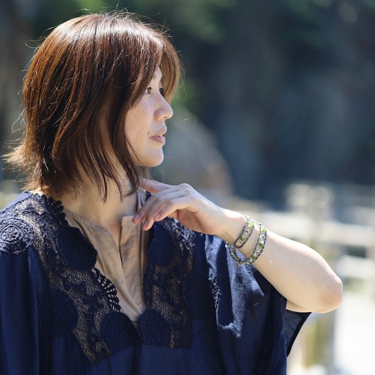 Enbu 炎舞 チョーカー(ブレスレット) / Yellow green