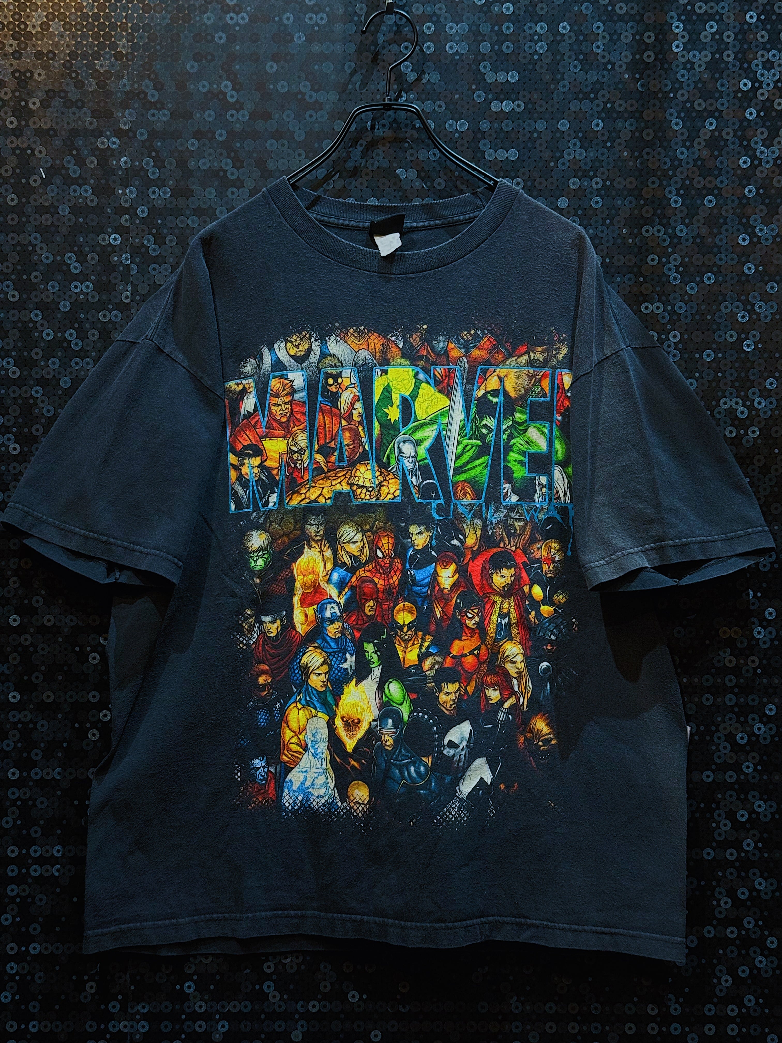 【ÆIEM】"marvel vintage"MAD ENGINE × MARVEL print T-shirt