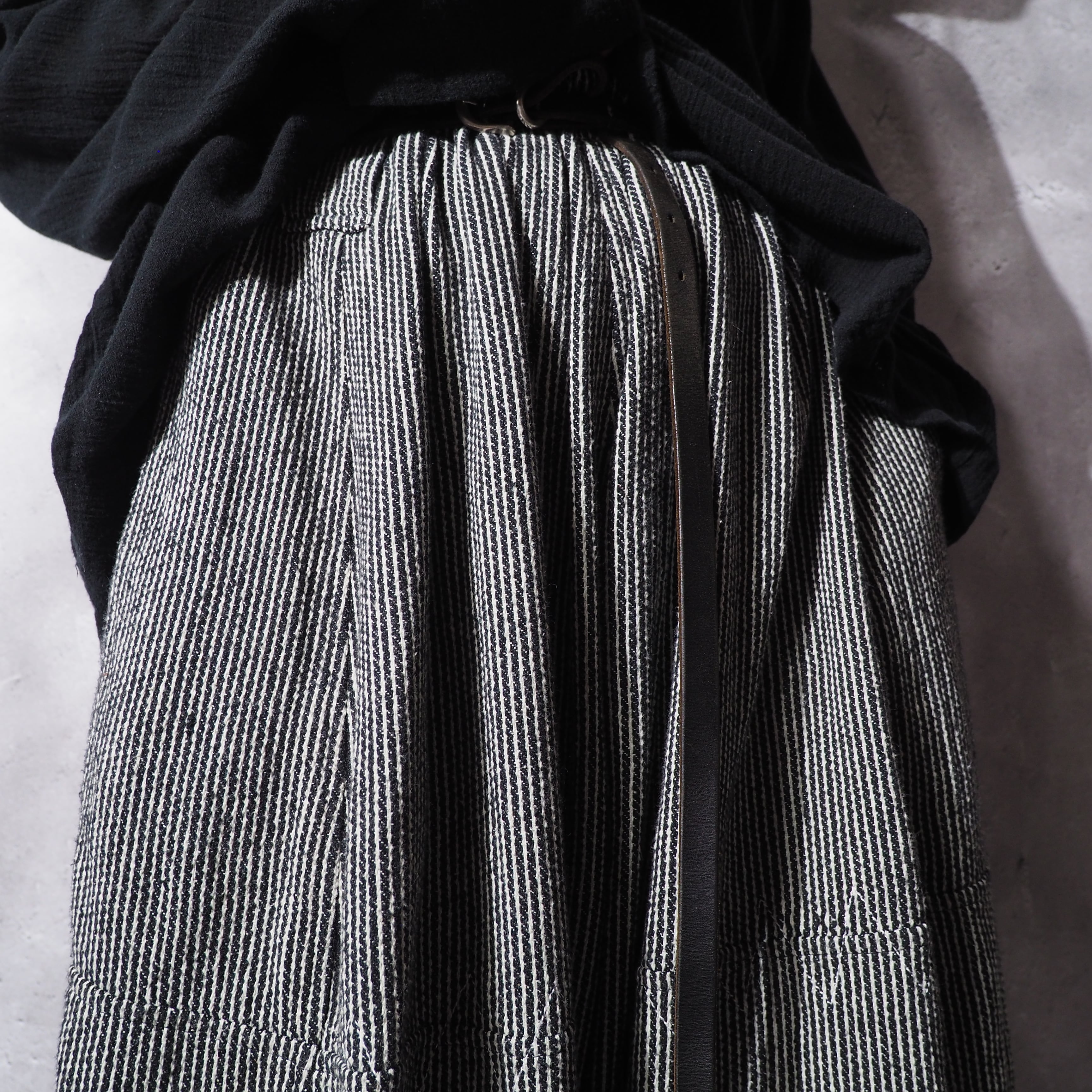 ” 萌 - moyuru ” Cotton Wide tapered Balloon pants
