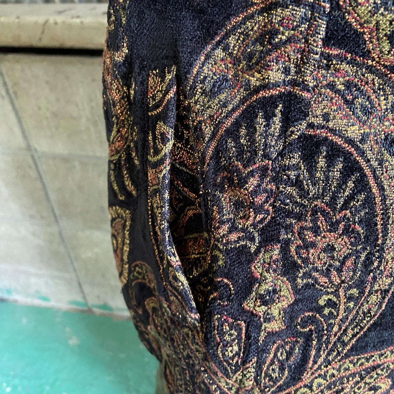 CRAFTED with love ジャガード デザイン ジャケット レディースM 古着 