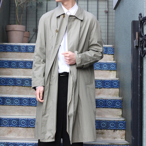 .Aquascutum BALMACAAN COAT MADE IN CANADA/アクアスキュータムバルマカーンコート(ステンカラーコート)2000000006864