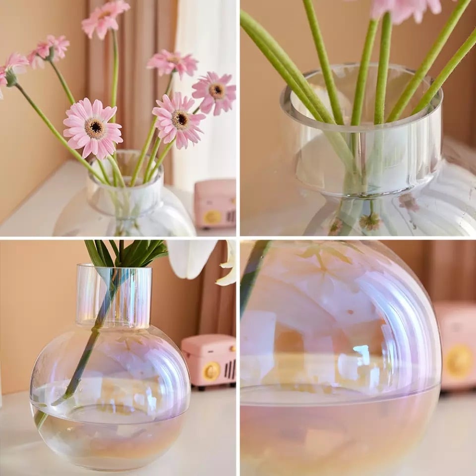 Aurora vase 4種 オーロラ フラワーベース 花瓶 グラス 北欧デザイン