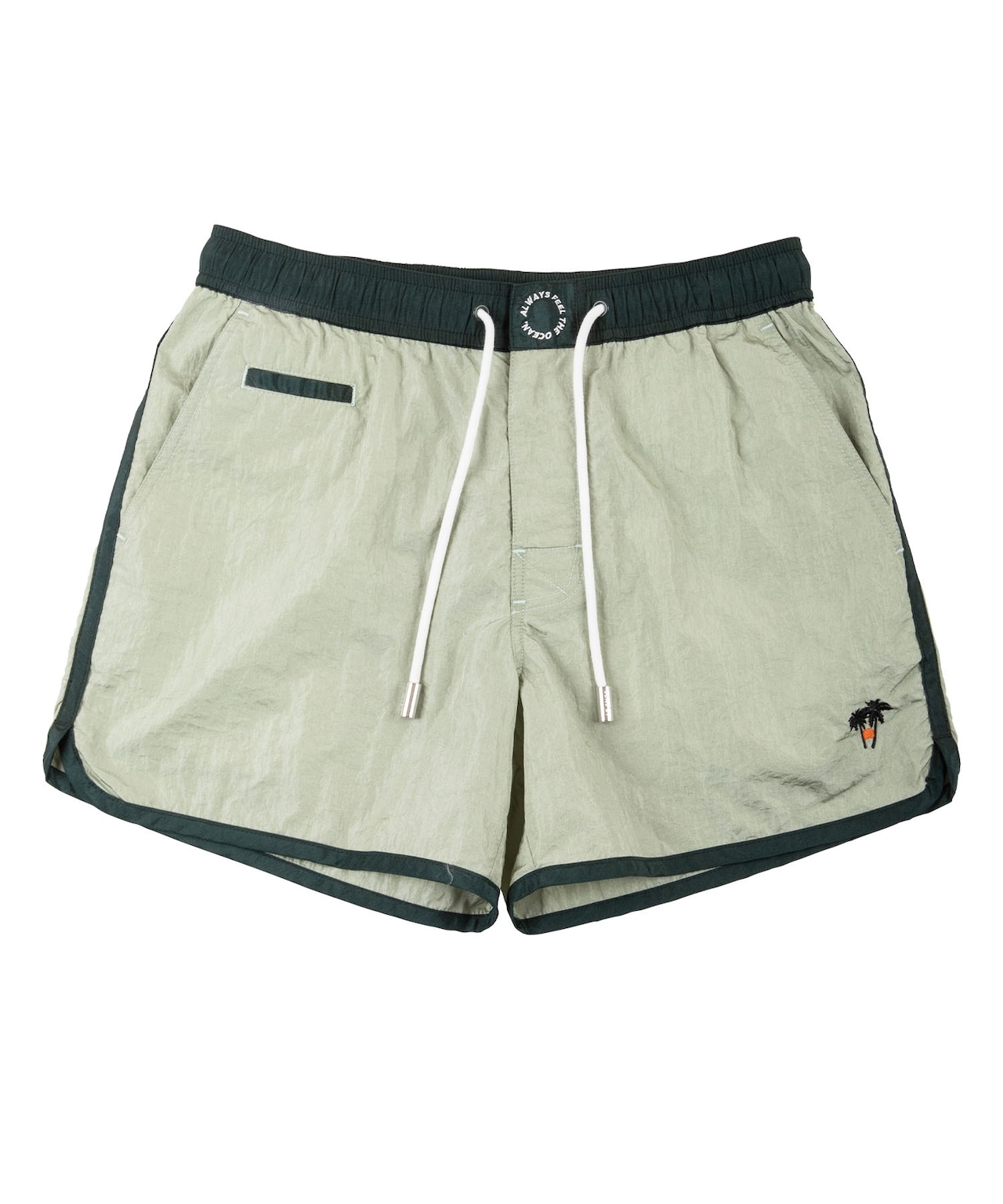 【SUNS】PIPING SATIN BOARDSHORTS［RSW075］