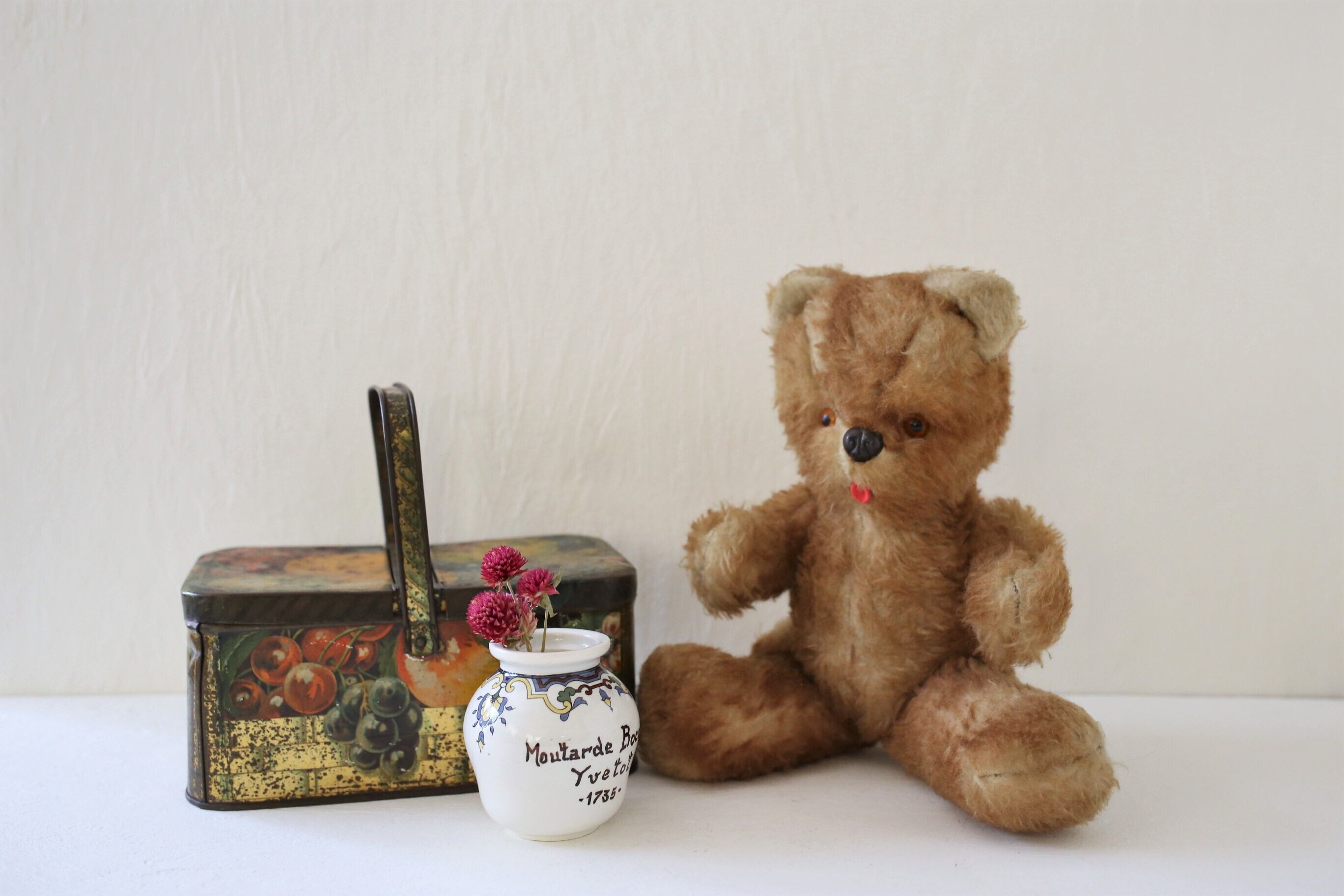 ♥フランスからやって来た優しいお顔のアンティーク　テディベア♥ ♥フランスからやって来た優しいお顔のアンティーク テディベア