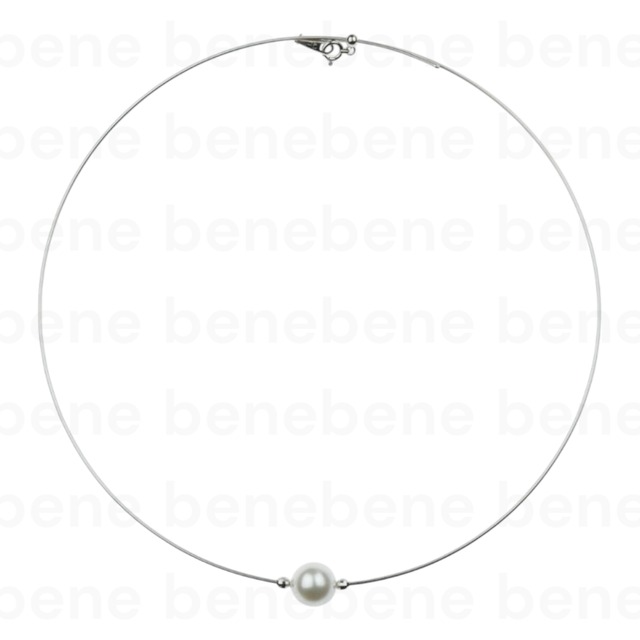 形状記憶丸線ｵﾒｶﾞ(ﾐﾗｰﾎﾞｰﾙ付) ﾁﾀﾝﾜｲﾔｰ／K18WG圧着 引輪・受板：K-18